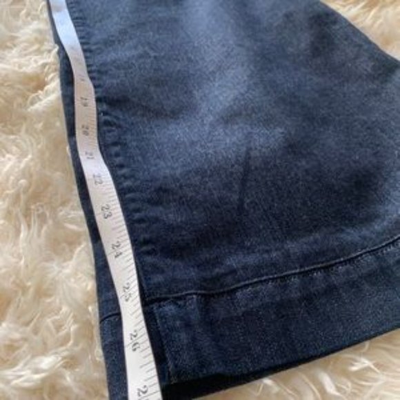 Banaba Republic Dark Wash Wide Leg Jeans - Size 0 - Picture 6 of 8